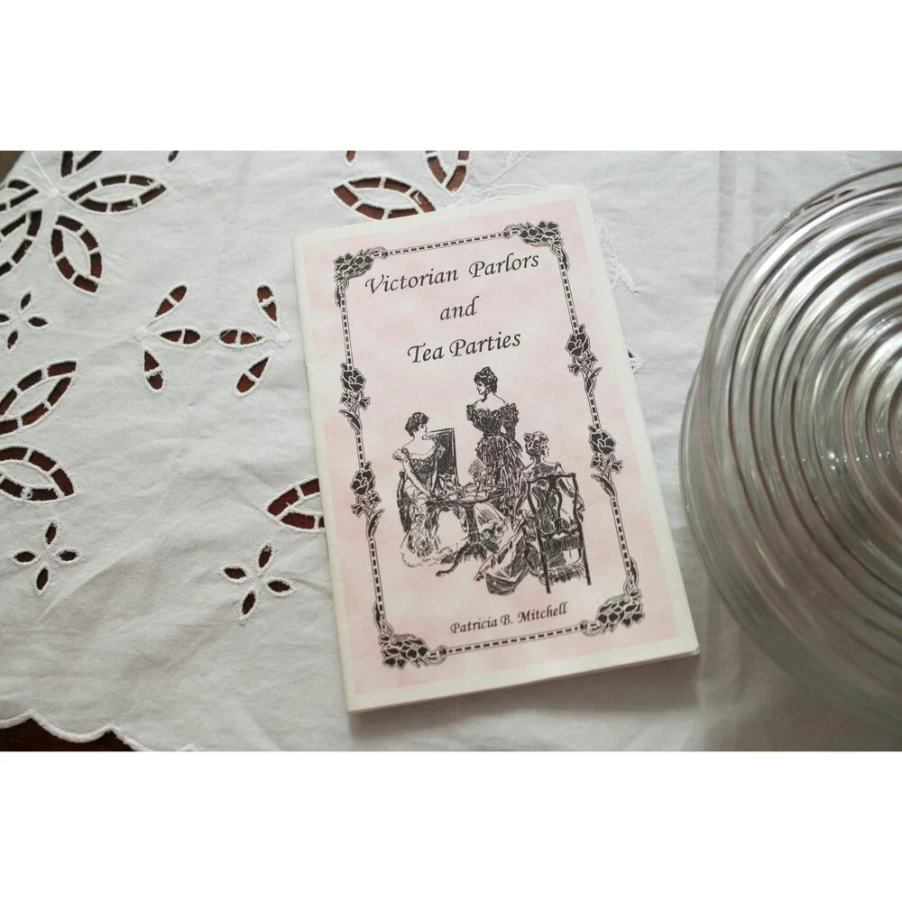 Lot 2 Victoriana Books: Victorian Parlors Tea Parties Vintage Recipes History